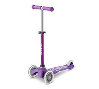 Micro Mobility Trottinette Mini Micro Deluxe LED – 3 roues, roues lumineuses – Violet 2-5 ans
