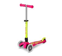 Micro, Mini Micro Deluxe LED, Trottinette Enfant 3 Roues, 2 à 5 Ans | Direction souple par transfert de poids, Guidon réglable au millimètre, Légère, Roues PU LED à induction, Swiss Design