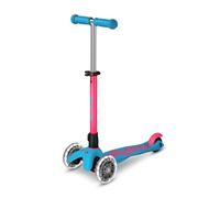 Micro, Mini Micro Deluxe LED, Trottinette Enfant 3 Roues, 2 à 5 Ans | Direction souple par transfert de poids, Guidon réglable au millimètre, Légère, Roues PU LED à induction, Swiss Design