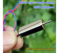 Micro Mini Moteur Sans Noyau 7.4 Cc, 8523 V, 41600 Tr/Min, Haute Vitesse, Magnétique, Drone Rc 8520 Amélioré, Quadcopter 3v, 3.7v, 4.2v, 5v, 6v-Générique