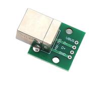 Micro Mini USB USB A mâle USB 2.0 3.0 A Femelle, connecteur USB B, Interface vers 2.54mm Dip PCB, Adaptateur de convertisseur, Carte de dérivation(USB-B,20 Pcs)