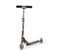 Micro Mobility Micro Trottinette pour Enfant à partir de 5 Ans en Aluminium avec Roues LED Rouge Automne SA0209