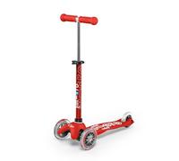Micro Mobility - Trottinette Mini Micro Deluxe Rouge - Trottinette Enfant au design original - Apprentissage de l'équilibre en douceur - De 2 à 5 ans - Rouge