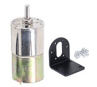 Micro Moteur À Brosse avec Support, Moteur Réducteur 10W DC24V, Vitesse Régulable, Petite Taille - Verrouillage Automatique, Couple Élevé, Usage Industriel et Robotique (0 à 300 tr/min par minute)