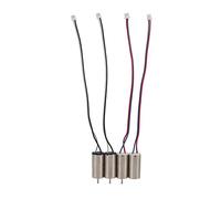 Micro Moteur à Brosse DC sans Noyau, 3.7V, 44000 TR/Min, Fils de 10mm X 20mm, pour Modèle d'avion, Jouets RC, Drone Robot, Paquet de 4