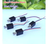 Micro Moteur De Vibration Dc 3.7v, 4x8mm, Manette De Jeu, 4.2v Cylindrique, Moteur Sans Noyau Avec Fil, Petit Vibrateur Pour Téléphone Portable