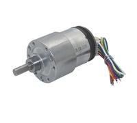 Micro Motoréducteur CC Micro électrique 12V DC Moteur engrenage DIY d'engrenages de voiture intelligente du moteur CC avec codeur(12v 333rpm)