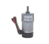 Micro Motoréducteur CC Moteur à engrenages codeur CC JGB37-3530 12 V, faible vitesse, couple élevé, retour de signal angulaire(24V 333RPM)