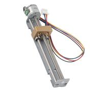 Micro mouvement Mini moteur pas à pas 15 x 18 x 105 mm, table coulissante, écrou coulissant en métal, angle de pas de 18 degrés, moteur pas à pas à vis linéaire à 2 phases et 4 fils Coulisse à engrena