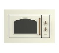 Gorenje Micro-ondes combiné BM235CLI 23 L 800 W Molette Jog rotatif Métal Ivoire