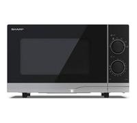Micro-onde mono-fonction Sharp YC-PS201AE-S 20 L 700 W Noir et Argent Noir et Argent G
