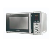 ROYALTY LINE, Micro-ondes 20L avec Gril 700W Argenté RLMWO3805, Four à Micro-ondes Numérique avec 8 Programmes Automatiques, Minuterie 95 min, Plateau Tournant en Verre, Sécurité Enfant