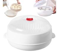 Micro-ondes 7,9 '' micro-ondes ronds de qualité alimentaire de qualité alimentaire micro-ondes en plastique pour cuisiner avec couvercle et plateau micro-ondes pour le bureau de la cuisine alime.