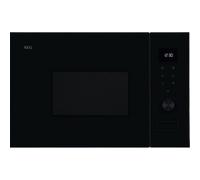 AEG-Electrolux Micro-ondes encastrable OS5MG20EB 20L 800W Grill Écran LED Ouverture élec. Noir inox
