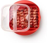 Micro-Ondes Bacon Cooker Rouge 28,2 X 6 X 24,9 Cm