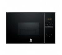 Balay 3CG5172N2 Micro-ondes, électronique, Incastrable sans cadre, 38 cm, 20 l, 5 F, Aqualisis, Ap. latéral gauche, 8 recettes, Plateau tournant 25,5 cm, Avec grill, Lancement 2022, Verre noir