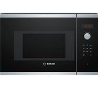 Bosch Serie 4 BFL523MS0 micro-onde Noir, Acier inoxydable Micro-onde simple Intégré 20 L 800 W