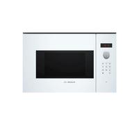Micro-ondes Bosch BFL523MW1F - Série 4 - Encastrable - 800 W - 20 L - Blanc