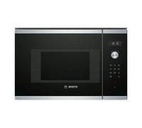 Bosch Serie 6 BFL524MS0 micro-onde Noir, Acier inoxydable Micro-onde simple Intégré 20 L 800 W