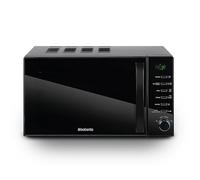 Brabantia BBEK1145DG Micro-ondes avec fonction Grill - 13 programmes de cuisson automatiques - 700 watts - 20 litres - 6 niveaux de puissance - Écran LED - Plateau tournant en verre - Noir