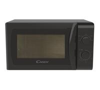 Micro-ondes Candy Idea CMW20SMB 700 W 20L Noir - Fonction Décongélation - Plateau Tournant en Verre - 5 Niveaux de Puissance