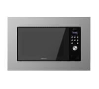 Cecotec Micro-ondes à encastrer Digital GrandHeat 2050 Acier noir. 800 W, 20 litres, gril, 7 fonctions, revêtement intérieur en céramique, acier noir encastré. (700 W, Acier noir)