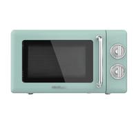Cecotec Micro-Ondes Mécanique Proclean 3010 Retro Vert. 20 L, 700 W en 6 niveaux, minuterie jusqu'à 30 minutes, mode dégivrage, design vert vintage, finitions en acier. G