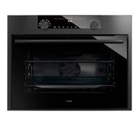 Micro-ondes combiné Asko Craft Black Steel OCM8487B-1 1000 W Inox noir brossé Noir graphite mat G