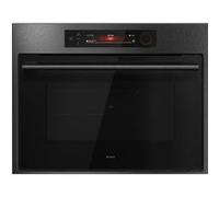 Micro-ondes combiné Asko OCM64BSH Inox noir brossé Black Steel