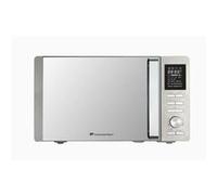 Continental Edison Micro-ondes combiné CEMO25SG13S3 25L Porte miroir Argent 900W/Grill1000W/Conv1000W