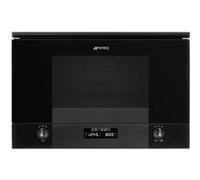 Micro-ondes combiné encastrable Smeg MP122B3 850 W Noir Intense Noir Intense G