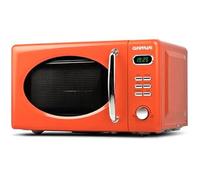 G3 Ferrari G10155 "Sapormio Vintage" Micro-ondes Vintage Combiné Numérique, 1150 W, 20 litres, 8 programmes, 4 modes de cuisson, accessoires inclus, minuterie 60 min, orange