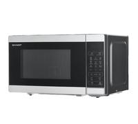 Micro-ondes combiné Sharp YC-MG02E-S 20 L Noir et Acier