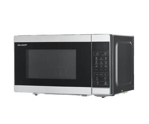 Micro-ondes combiné Sharp YC-MG02E-S 20 L Noir et Acier
