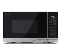 Micro-ondes combiné Sharp YC-PC284AE-S 900 W Noir et Argent Argent G