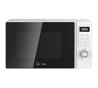 micro-ondes compact noir - Midea - 20 l - Commande électronique - Ouverture par bouton - Revêtement intérieur en émail