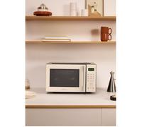 CREATE Micro-ondes MICROWAVE STUDIO 23 L – grill et four 1000 W – Blanc cassé