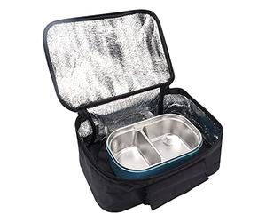 Micro-ondes de voiture, mini voiture portable micro-ondes 12V four électrique chauffage rapide boîte de pique-nique pour voyage camping cuisine cuisine noir