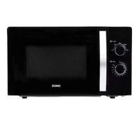 DOMO Micro-ondes DO23001 – 30 L, 900 W, noir, 52 x 40,5 x 30,6 cm