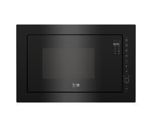 Micro-ondes encastrable 900W, grand volume 25L, gril, 9 fonctions de cuisson auto, cavité en inox, sécurité enfant (BMGB25333BG)
