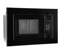 Micro-ondes encastrable Bomann® avec grill | 60 cm | Micro-ondes 800 W | Grill 1000 W | Grille et plateau tournant inclus | 20 litres | MWG 2215 EB noir