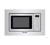 Micro-ondes encastrable - BRANDT - BMS6112X - 700W - 5 niveaux de puissance - Cavité inox 17L