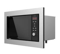 Cecotec Micro-ondes intégré Digital GrandHeat 2350, Noir. 900 W, 23 litres, grill, 9 fonctions préconfigurées, Quick Start, minuteur, Plateau de 27 cm de diamètre. (Acier Noir)