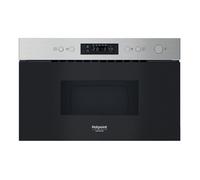 Hotpoint HAM K12C X Noir, Acier inoxydable Micro-ondes grill Intégré 22 L 750 W