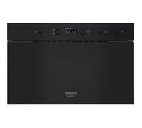 Hotpoint - HAMK11B Micro-ondes Encastrable 22L - Technologie Multiwave 3D, Gril Autonettoyant - Écran LCD Tactile et Sécurité Enfants - H 38,2 x L 59,5 x P 32 cm - Noir