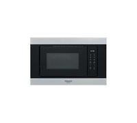 Hotpoint MF20S IX HA.1 Noir, Acier inoxydable Micro-onde simple Intégré 20 L 900 W