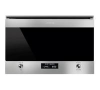 Smeg MP322X1 micro-onde Noir, Acier inoxydable Micro-onde combiné Intégré 22 L 850 W