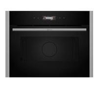 Neff C24GR3XN1 micro-onde Noir, Acier inoxydable Micro-ondes grill Intégré 36 L 1000 W