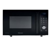 Hisense H23MOBSD1HG Micro-ondes avec gril, capacité 23 L, 800 W de puissance, 1000 W, barbecue, minuterie 60 min, mode décongélation, poignée, finition noire