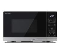 Micro-Ondes + Gril Sharp YC-PS254AE-S 25L 900W Electrique Acier Inoxydable Argent Argent/Noir G